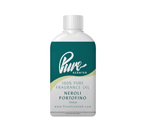 Neroli Portofino Fragrance Oil - 100ml Suitable for Candles, Wax Melts, Cosmetics, Diffusers, Soap