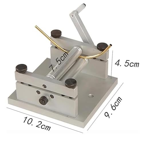 Herramienta manual de doblado de tuberías para tubos de metal blando, curvas de precisión para fontanería, HVAC, proyectos de bricolaje, duradera y fácil de usar