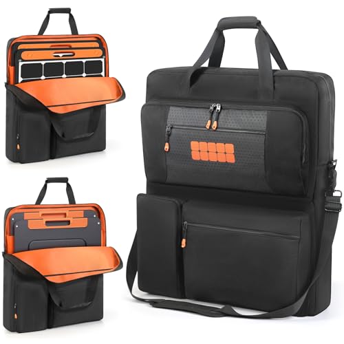 Padded Solar Panel Carrying Case Compatible with Jackery SolarSaga 100W 100X 200W,Travel Solar Panel...