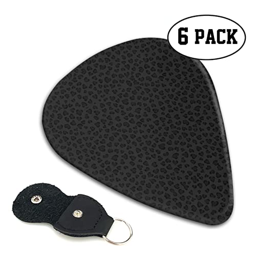 Ensemble de 6 médiators de guitare à motif léopard noir pour guitare acoustique, guitare électrique, basse, ukulélé… - Les Beatles, Paul McCartney, John Lennon, RIngo Starr, George Harrison Ensemble de 6 médiators de guitare à motif léopard noir pour guitare acoustique, guitare électrique, basse, ukulélé… – Image 3