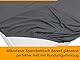 npluseins Microfaser Spannbettlaken – atmungsaktiv und Allergiker geeignet 1519.2192, 180-200 x 200 cm, anthrazit