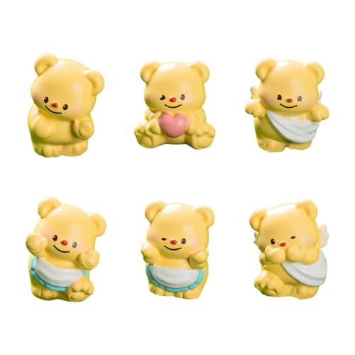 Butterbear Bear 3D decoración caricatura desnuda decoración de escritorio