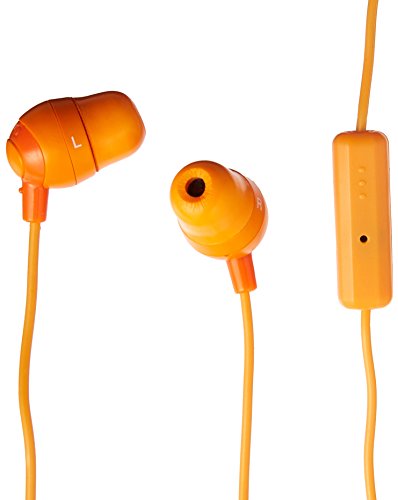 JVC HAFR37D Marshmallow Earbuds with Mic, Orange