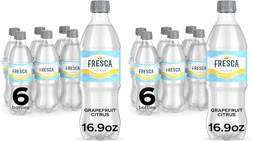 Image of Fresca Grapefruit Citrus Sparkling Soda Water | Bottles | 16.9 fl oz | 12 Pack