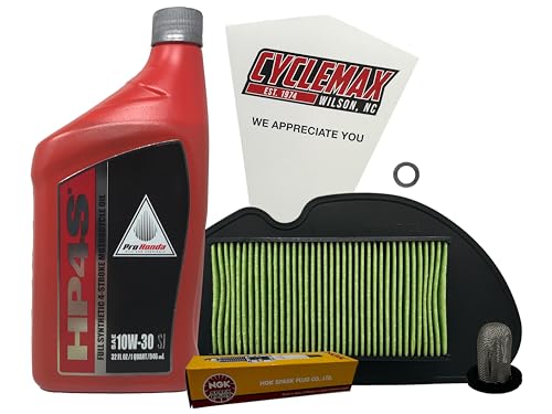 Cyclemax Full Synthetic Tune Up Kit compatible with 2022-2025 Honda NAVI with Spark Plug