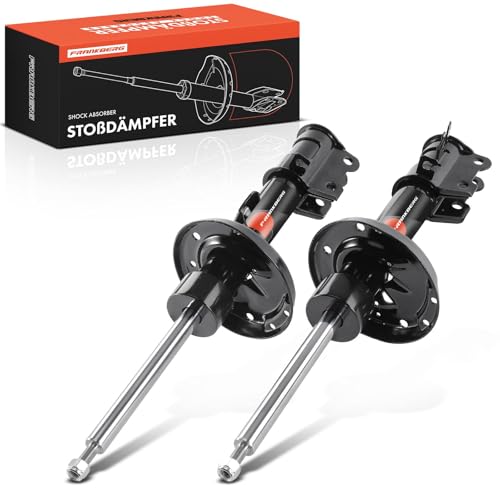 Frankberg 2x Shock Absorber Strut Front Left Right 529mm Gas pressure Compatible with Qubo 225 Nemo Estate Bipper Tepee Fiorino MPV 225 Replace# 339809,339808