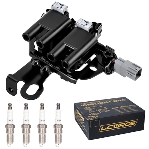 Ignition Coils & Spark Plugs for 03-09 Hyundai Elantra Tucson Tiburon 2.0L…