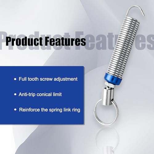 Image of 2 PCS Car Trunk Lid Modification Spring, 5.9In-9.44In Automatic Lifting Spring Device, Adjustable Metal Vehicle Lifting Spring Accessories, Universal for Most Cars (Silver), JIGTH2602SI-2PC