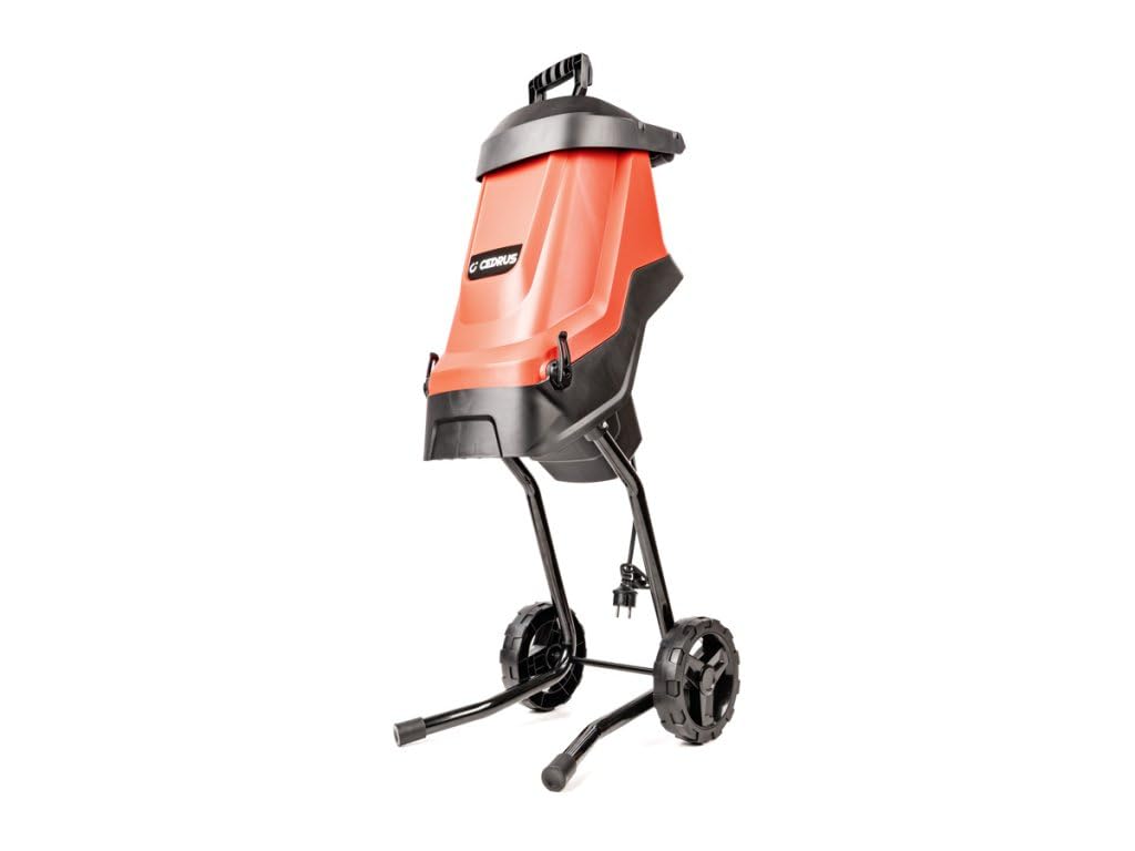 Hahn & Sohn Cedrus CEDRE04 Trituradora eléctrica de jardín - 2800 W, grosor de rama de 45 mm, cesta de 45 l, silenciosa, protección contra sobrecarga, cuchillo de acero inoxidable, compostaje