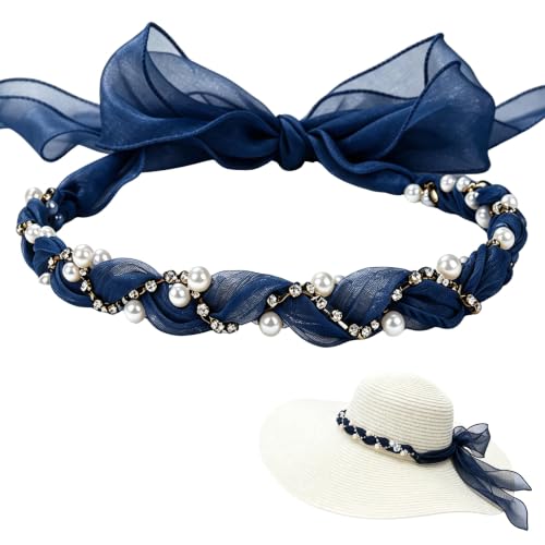 Image of Braided Cowboy Hat Bands for Men Women Cowgirl Hats Accessories