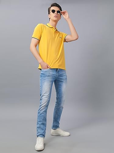 Nimble-Original-Tipped-Polo-T-Shirt-Yellow