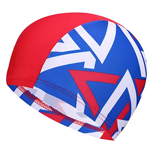 Gogokids Bonnet de Bain pour Enfants - Garçon Fille Dessin Animé Imprimé Polyester Bonnet de bain pour Spa Confortable Soin des Cheveux Respirant Cover