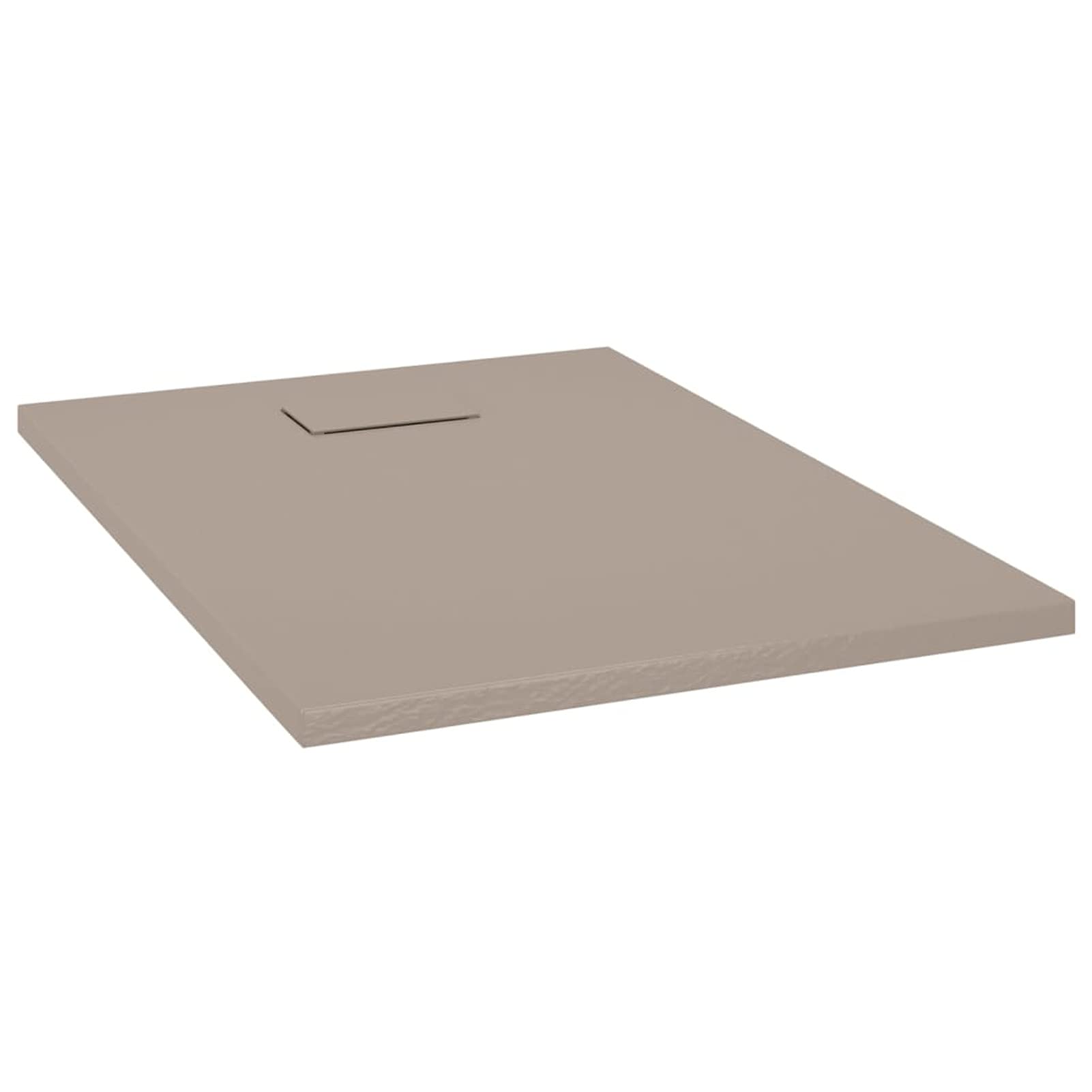 ARKEM Plato de Ducha SMC marrón 100x70 cm Cabina De Ducha Alfombrilla De BañO