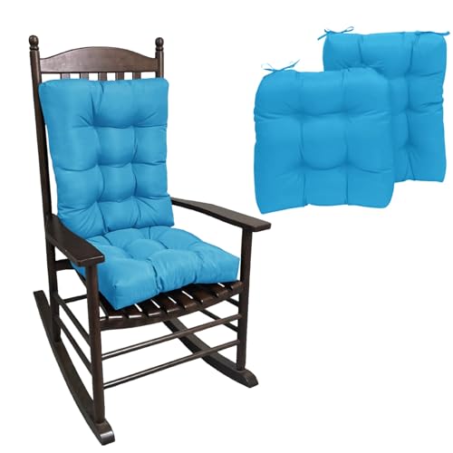 Coussins de chaise à bascule de jardin imperméables dossier haut pour fauteuils et canapés