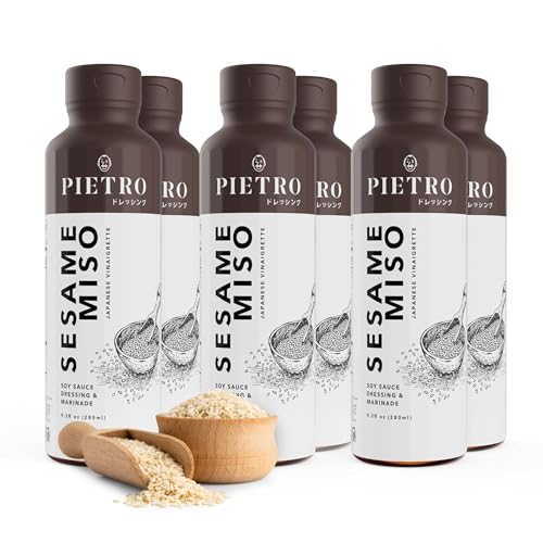 Pietro Sesame & Miso Japanese Vinaigrette Dressing, 6 Pack (9.3