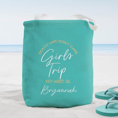 Personalization Universe Girls Trip Personalized Terry Cloth Beach Bag2