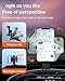 Bawyot Car Phone Holder Dashboard Phone Mount 360 Degree Rotation Multifunctional Clip Design Car Universal Phone Mount Compatible with 4-7 inch cellphones