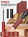 Uadme Drum Sanding Attachment for Drill, with Hex Shank & 120 Grit Sleeves