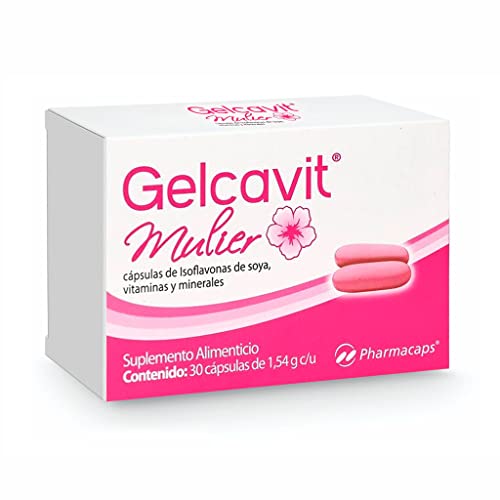 Proteínas, isoflavones de soya Marca GELCAPS (3)