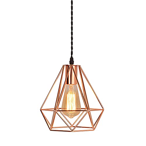 Lámpara suspendida de metal simple de 3 luces para sala de estar