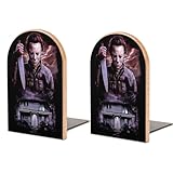 Halloween Michael Myers Book Ends Bookends Book End Bookends Book Stopper for Books Decorative Organizer