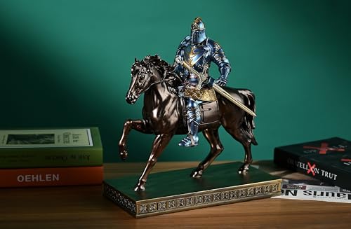 Estatua Caballero Guerrero de Caballería Azul miniatura 4