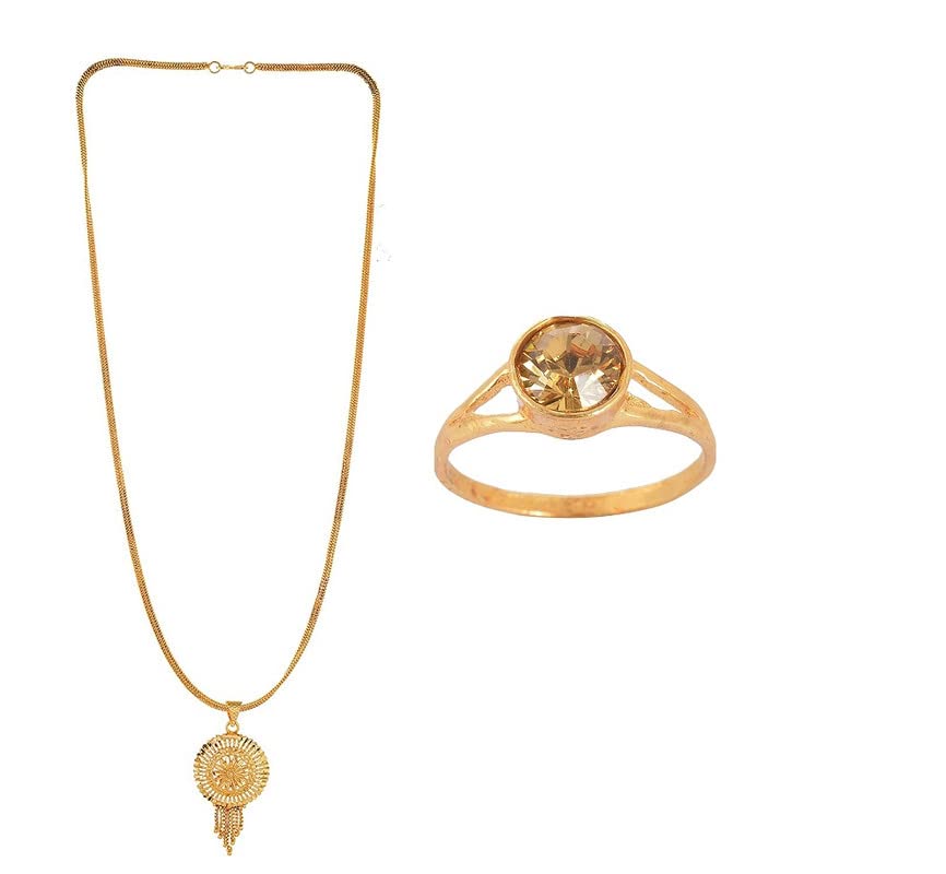 See full amazon price history chart for Handicraft Kottage® Gold Plated Pendant Chain With Ring for Women/Girls (HK-Combo Pandent With Ring-49) Handicraft Kottage® Gold Plated Pendant Chain With Ring for Women/Girls (HK-Combo Pandent With Ring-49) (B09ZBDDYZR) Amazon Price History, Amazon Price Tracker