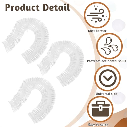 50 protectores de teclado desechables universales miniatura 3