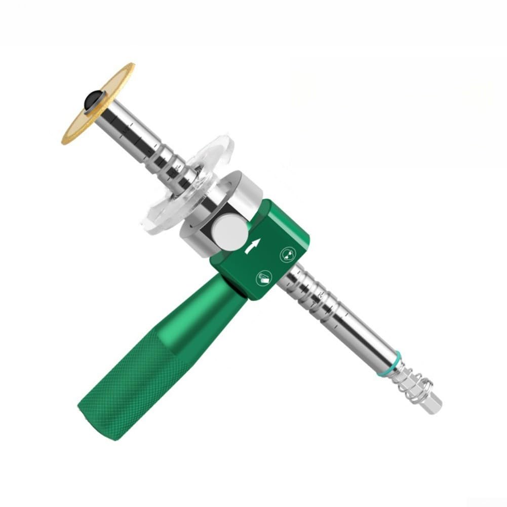 Tagliatubo PVC Regolabile con 5 Pollici per Interni Tagliatubo(Green)