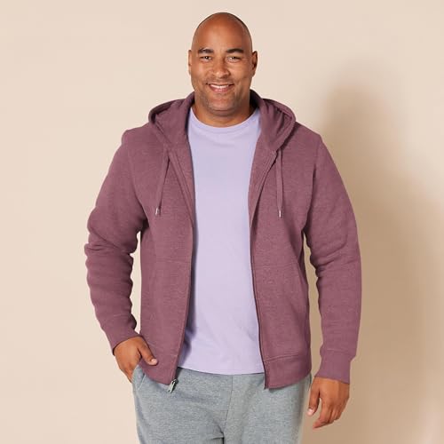 Image of Amazon Essentials Men's Full-Zip Fleece Hoodie Sweatshirt (Available in Big & Tall)
