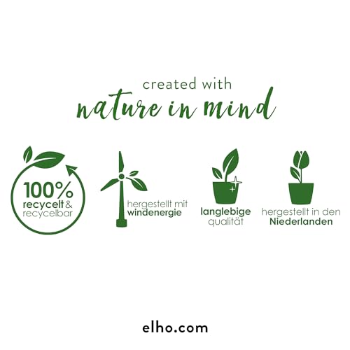 elho Vibes Fold Rund mit Selbstbewässerungssystem - Blumentopf für Innen - 100% Recycelter Kunststoff - Ø 18 cm - Zartrosa – Ansicht 7