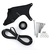 RJSPHH LS Truck Dual Alternator Bracket Kit for Chevy GM 1999-2013 4.8 5.3 6.0 6.2L V8 Vortec Engine