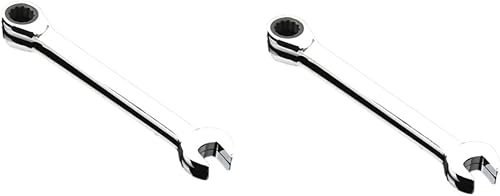 Uonlytech 2 piezas de trinquete llave de 0.394 in súper socket llave dicéfala llave mini llave miniatura kit de llave giratoria juego de llaves de