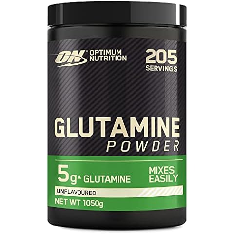 Optimum Nutrition Glutamin-Pulver, l-Glutamin-Aminosäure-Pulver, Nahrungsergänzungsmittel vor und nach dem Training Shake Cover