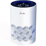 FreAire Air Purifiers for Bedroom Covers Up to 1086 Ft², Air Purifiers for Home, HEPA Air Purifier with Lights, Air Purifier Removes Dust Smoke Pollen Dander Smell, for Home/Pets/Bedroom (White)