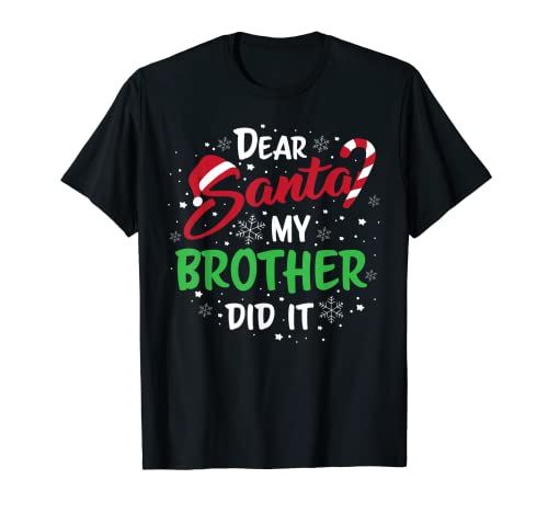 Funny Family Christmas Tees, Dear Santa, It was the booze Camiseta