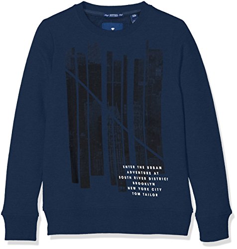 TOM TAILOR Skyline Print Favorite Sweater Felpa