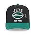 New Era Men's Black/Green New York Jets 2025 NFL Draft On Stage A-Frame 59FIFTY Fitted Hat