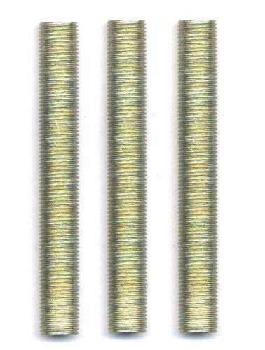 Image of National Artcraft Threaded Pipe Nipple for Lamp-Making - 3 inch Long (Pkg /10)