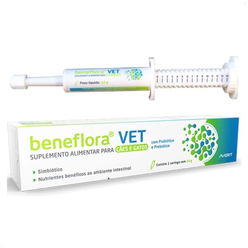 Suplemento Alimentar Avert Beneflora Vet para Cães e Gatos Multicor 14g
