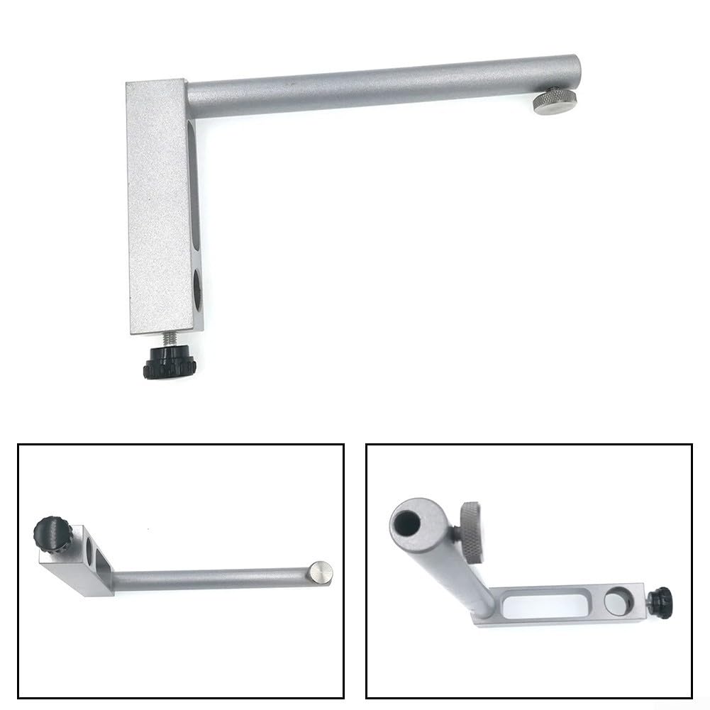 00760087 Brazo de fijación de sonda para medidor de altura HITE de 150 mm, soporte de inserción sin herramientas con ángulo ajustable, soporte de montaje de acero resistente al desgaste para sondas