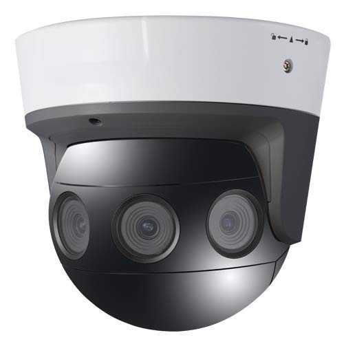 Cámara panorámica IP 32 Mpx 4 lentes 1/2' CMOS de barrido progresivo Lente 2.8 mm IR LEDs alcance 20 m panorámica 180º Audio | Alarmas
