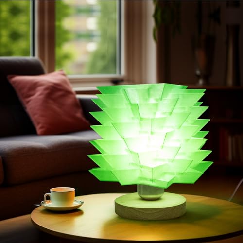 Image of Clear 3D Printer Filament 1.75mm, High Speed PETG Filament for 50-600mm /s, High Light Transmittance Clear PETG Filament, Fluorescent Green Transparent PETG Filament 1kg(2.2lbs) Spool