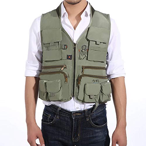 Sportsman Outdoor Multi-Pocketed Fly Fishing Vest Mesh Quick-Dry Waistcoat Jacket for Youth2