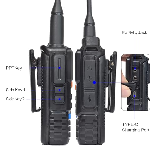 UAYESOK QUANSHENG UV-5R PLUS Handheld Ham Radio with Programming Cable - Image 3