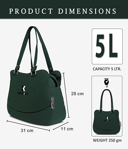 Image of addixon Versatile Handbag: Ladies Hand Bag with 3 Compartments and Double Handle Design