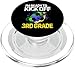 Funny Back To School First day Of 3rd grade Soccer Boys Kids PopSockets MagSafe PopGrip for iPhone