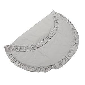 ibasenice Kruipende Deken Indoor Speelhuisjes Mat Kruipende Mat Bumper Kussen Baby Kruipendeken Indoor+Rug Vloerkleed Kinderen Rond Tapijt Kruipende Tapijt Peuter Speelkleed Kruipende Mat