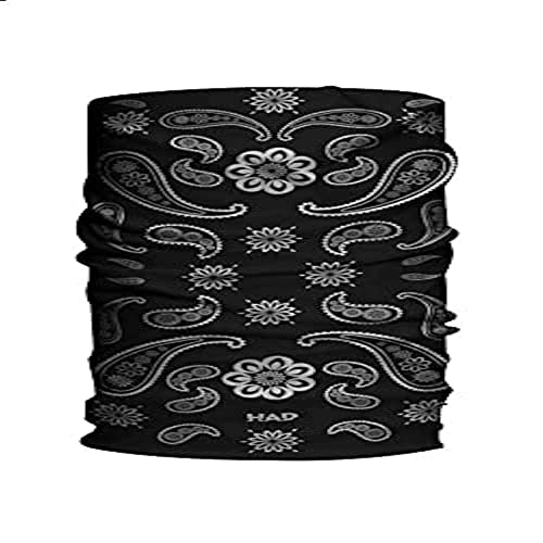H.A.D. H.A.D. Originals Mode-Schal India Paisley Black One size