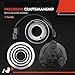 A-Premium Air Conditioner AC Compressor Clutch Kit Compatible with Mitsubishi Mirage 1998-2002, Lancer 2002-2007, Eclipse 2000-2005, Galant 2000-2003 & Chrysler Sebring 2001-2005 & Dodge Stratus